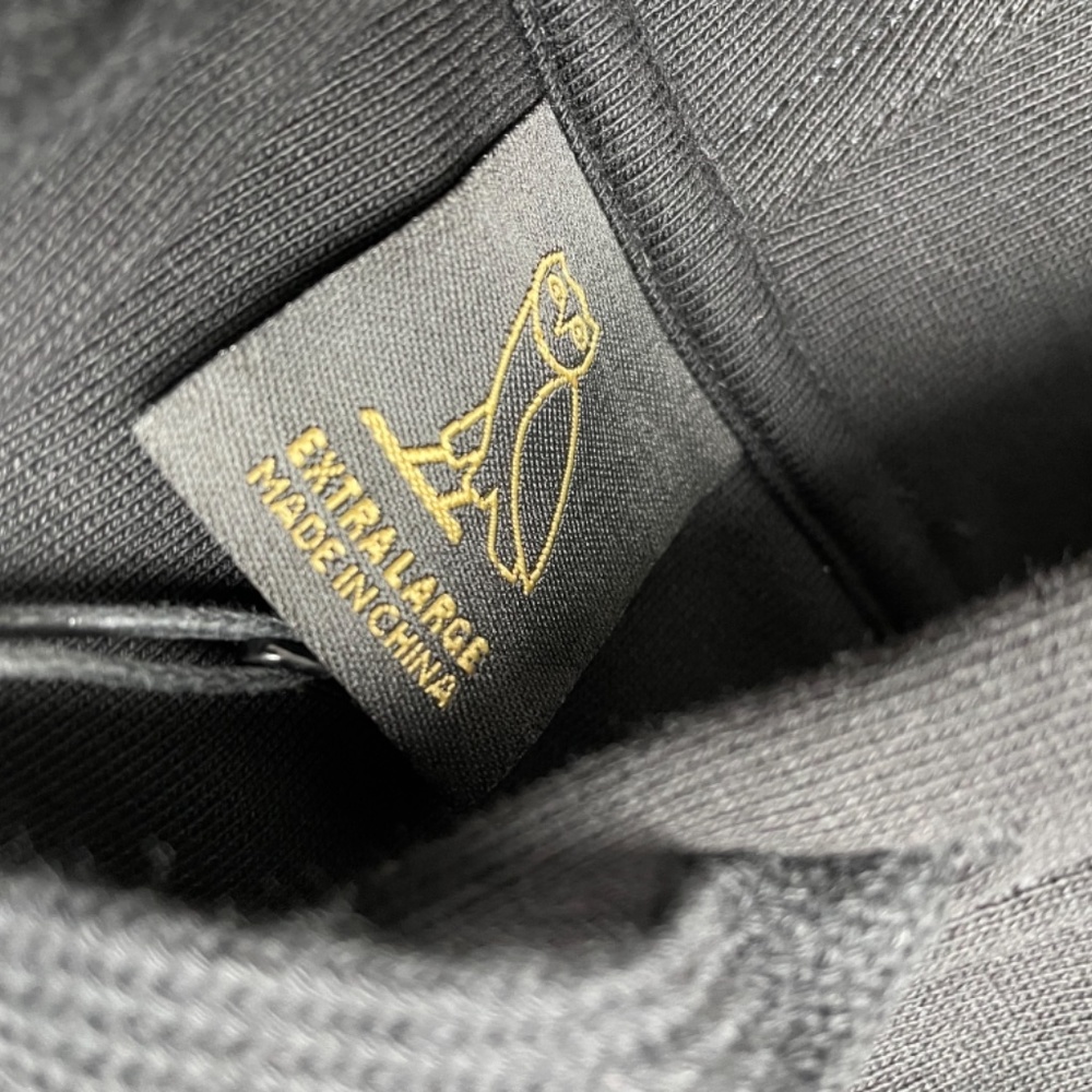 Ovo French Terry Cloth Vest Hoodie BLACK sz XL Octobers Very Own - Picture 2 of 3